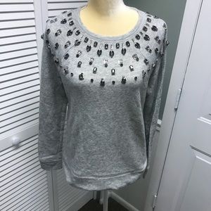 Loft Pullover Gem Gray Sweater